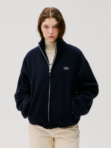 Boucl Embroidery Fleece Zip-up Jacket [] - DEPOUND - Modalova