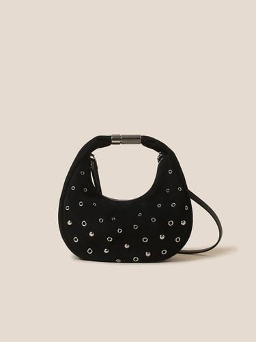 Suede Studded Cross Bag [] (RCBRX24652BKX) - COURONNE - Modalova