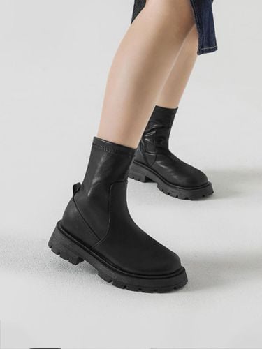 Exit Span Ankle Boots (Leather) BSLTR4e831 - CHAAKAN - Modalova