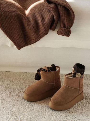 Bloom Real Leather Ugg Boots (2color) WTSDR4f877 - CHAAKAN - Modalova