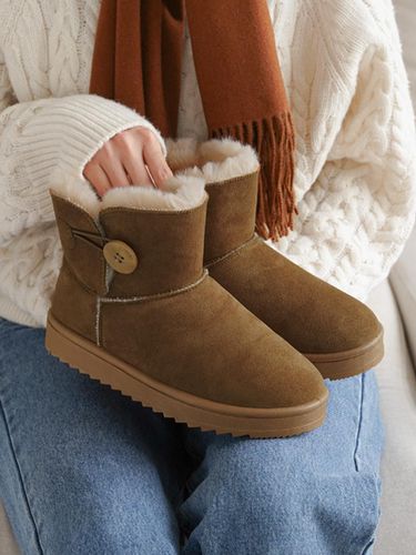 Chenco Fur Lining Cold Winter Ugg Boots (2color) W - CHAAKAN - Modalova