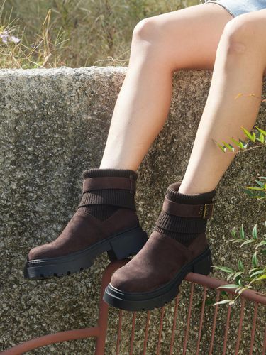 Coco Worm's Knit Ankle Boots () - CESTI - Modalova