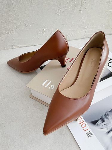 Basic Leather Slim Heel Pumps [] (2019018) - ODR - Modalova