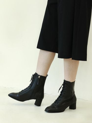 Handmade Leather Lace-up Ankle Boots [] (220248) - ODR - Modalova