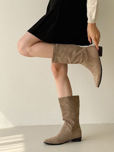 FL4424 Martig Suede Western Middle Boots - FLORIDA STUDIO - Modalova