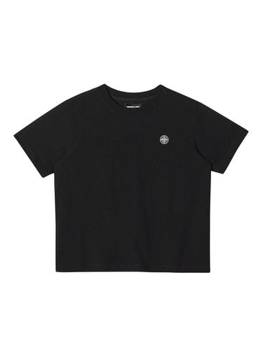 Cotton Polyester Basic T-Shirt [Black] (1164) - PAN AM - Modalova