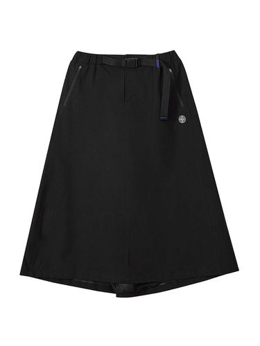 Two-Layer Premium Polyester Skirt [Black] (3562) - PAN AM - Modalova