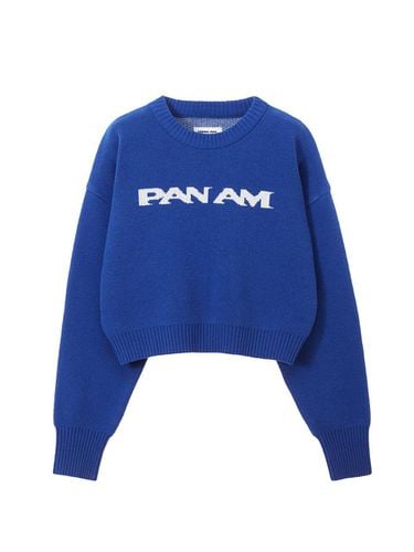 Life Women's Crop Sweater 3106 Signature Blue - PAN AM - Modalova