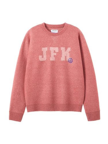 Premium Polyester Acrylic Airport Sweater [Dusty Pink] (3103) - PAN AM - Modalova