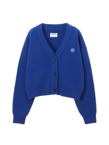 Women's Polyester Blend Cardigan [Signature Blue] - PAN AM - Modalova