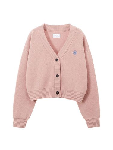 Soft Blend Meatball Cardigan [Dusty Pink] (3102) - PAN AM - Modalova