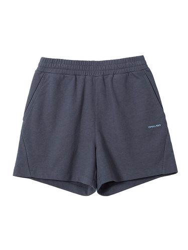 Premium Cotton Stretchy Sweat Shorts [Charcoal] (1175) - PAN AM - Modalova