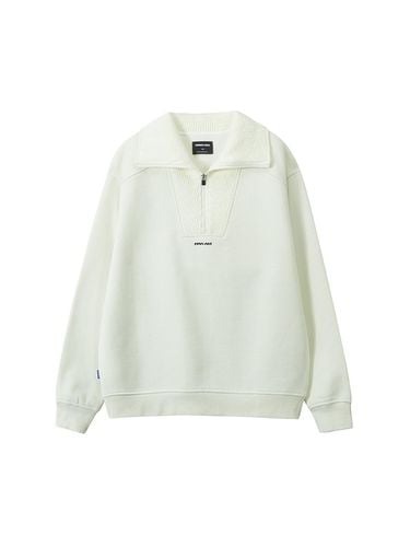 Knit Patch Half-Zip Fleece [] (3104) - PAN AM - Modalova