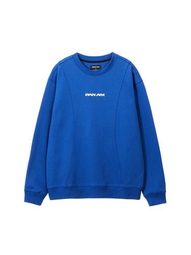 Small Font Logo Standard Fit Cotton Blend Sweatshirt [] (3146) - PAN AM - Modalova