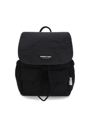 Front Pocket Backpack 0161 Black - PAN AM - Modalova