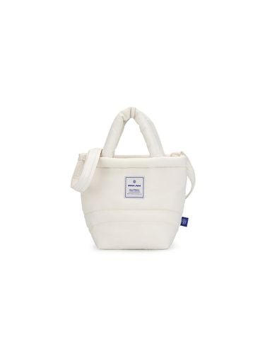 Soft Padded Lightweight Nylon Small Tote Bag [Ivory] (0124) - PAN AM - Modalova