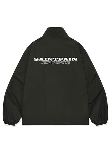 SP BLOCK WIND SHELL TRACK JACKET - BLACK - SAINTPAIN - Modalova