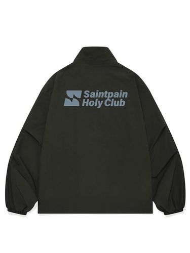 Lightweight Technical Polyester Track Jacket [Black] - SAINTPAIN - Modalova