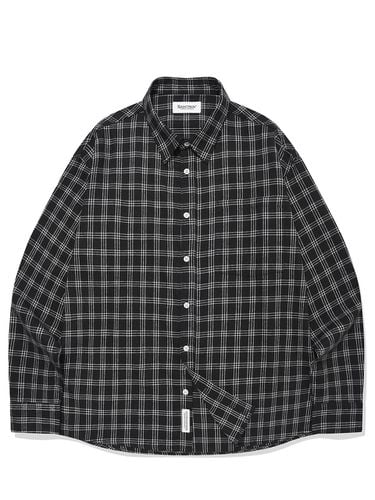 Alternate Checked Overfit Pocket Shirt [Black] - SAINTPAIN - Modalova