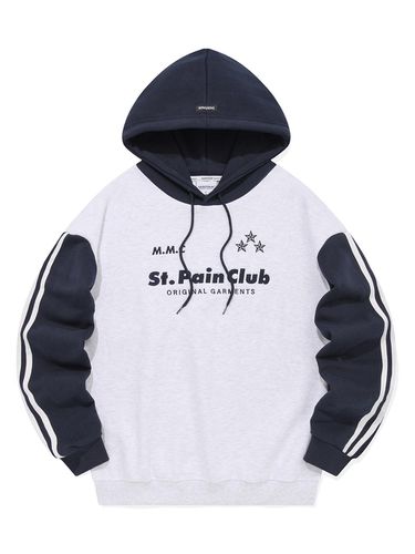 SP M. M. C STAR CONTRAST HOOD - ASH MELANGE - SAINTPAIN - Modalova