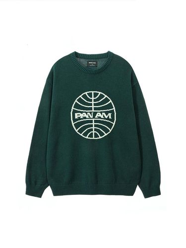 Big Meatball Standard Fit Knit Sweater [Dark ] (3101) - PAN AM - Modalova