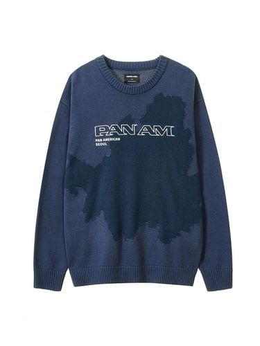 City Map Knitwear 3103 Light Navy - PAN AM - Modalova