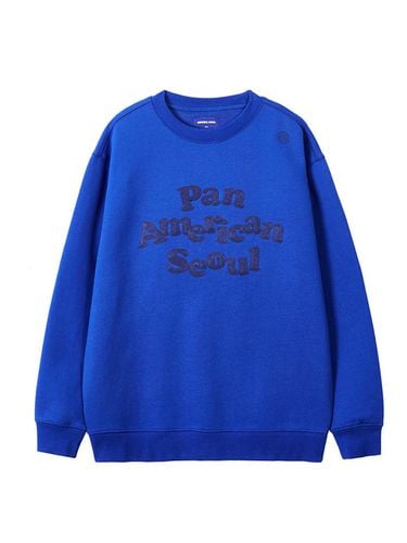 City Embroidered Fleece-Lined Relaxed Fit Sweatshirt [] (3142) - PAN AM - Modalova