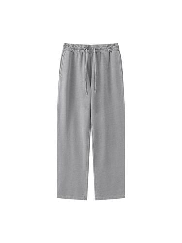 Pigment Washed Wide Leg Jogger Sweatpants [Grey] - SAINTPAIN - Modalova