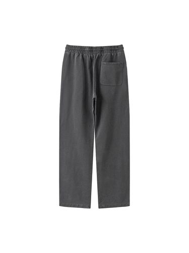 Pigment Wide Terry Cotton Jogger Sweatpants [Charcoal] - SAINTPAIN - Modalova