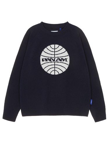 Lambswool Blend Round Neck Sweater [] (3110) - PAN AM - Modalova