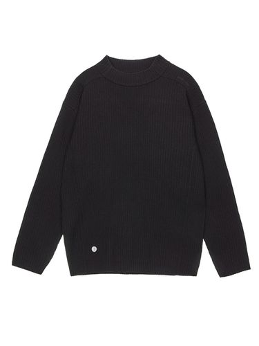 Mock Neck Elastic Knit Sweater [] (3504) - PAN AM - Modalova