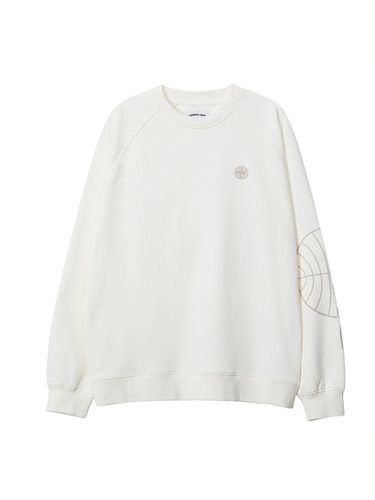 Cotton Polyester Logo Standard Sweatshirt [Ivory] (3102) - PAN AM - Modalova