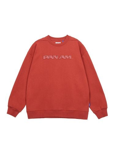 Pan-Am Stitch Overfit Crew Sweatshirt [] (3131) - PAN AM - Modalova