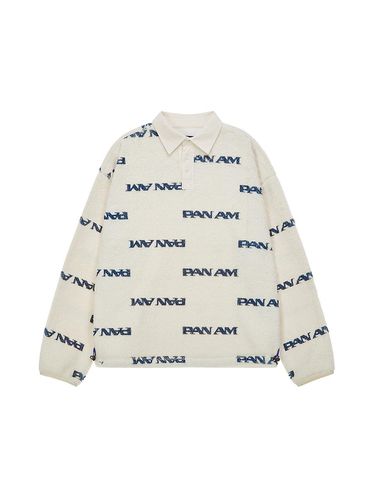 All-over Collar Fleece Long Sleeve T-shirt [] (3801) - PAN AM - Modalova