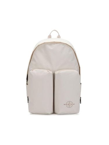 Two-Pocket Lightweight Nylon Backpack [Beige] (0115) - PAN AM - Modalova