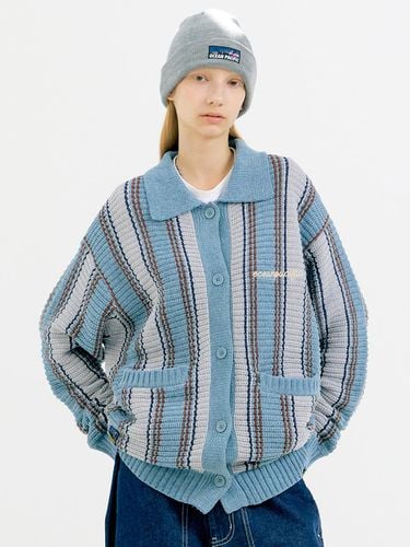 STRIPE KNIT COLLAR CARDIGAN [2 COLOR] - Ocean Pacific - Modalova