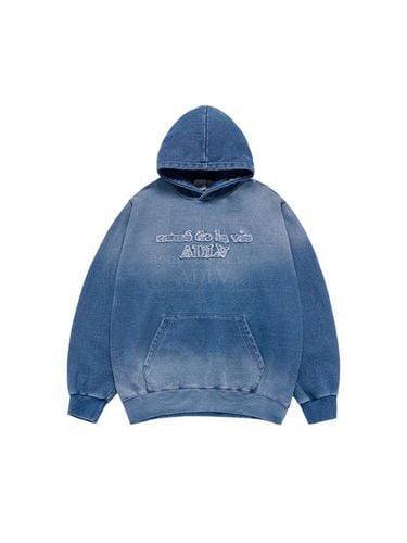 BASIC LOGO APPLIQUE BRUSH HOODIE - acme de la vie - Modalova