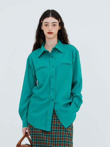 Double lip color shirt (dark mint) - KOOKEESEE - Modalova