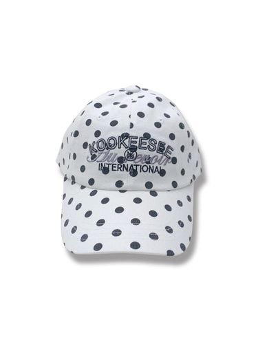 Vintage washing dot ball cap_White - KOOKEESEE - Modalova