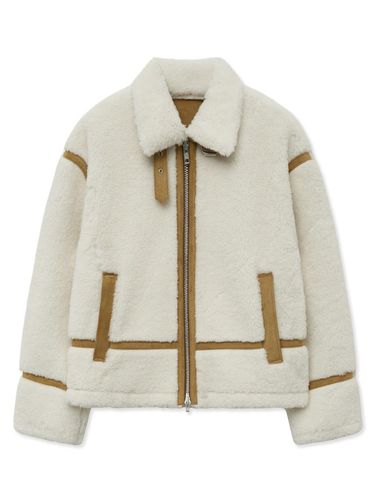 Oversized Fit Dumble Fleece Sheepskin (beige) - SPERONE - Modalova