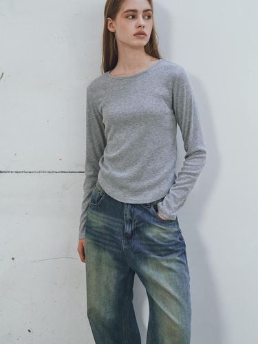 IB V-neck long sleeve T-shirt (VJIAI2805) - ISABEY - Modalova