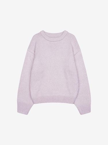 Color Mix Crew Neck Long Sleeve Pullover (VJUCX297 - ISABEY - Modalova