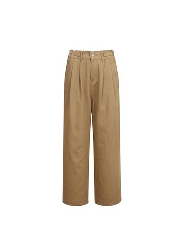 Bjo pintuck wide cotton pants (VJPAX2242) - ISABEY - Modalova