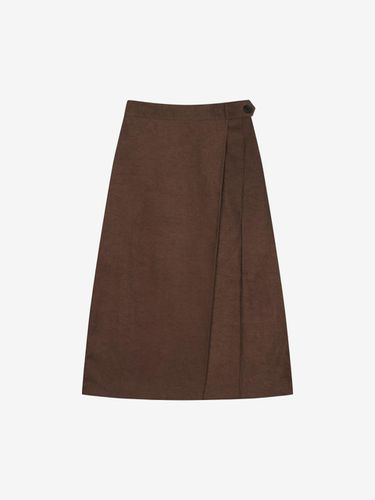 Side slit button long skirt (VJSAY2349) - ISABEY - Modalova