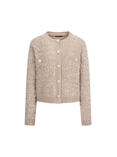 Pearl tweed knit cardigan (VJCCX7942) - ISABEY - Modalova