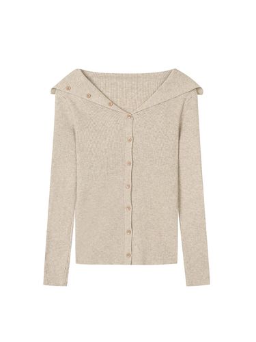 Seraneck button Knit Cardigan (VJCCI2906) - ISABEY - Modalova