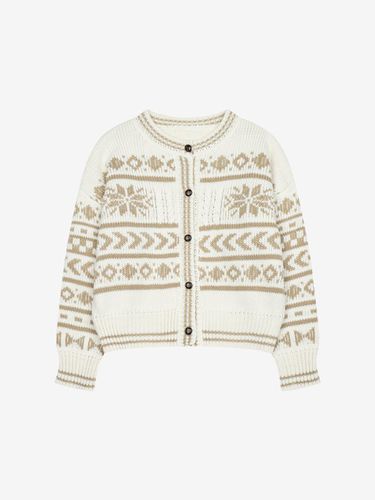 Snowflake Nordic Knit Cardigan (VJCCY2959) - ISABEY - Modalova