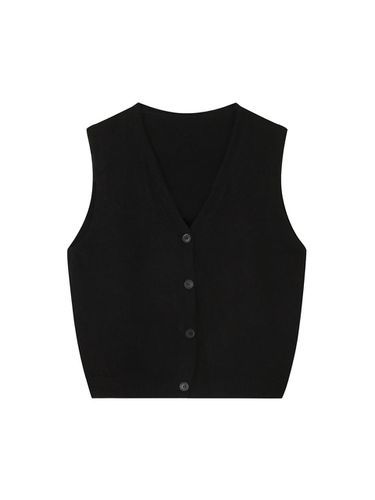 V-neck button knitwear vest (VJVCI2930) - ISABEY - Modalova