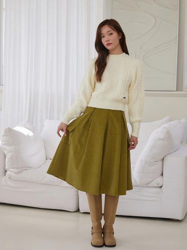 Corduroy Cargo Skirt PQ4WS131 - PLASTIC ISLAND - Modalova