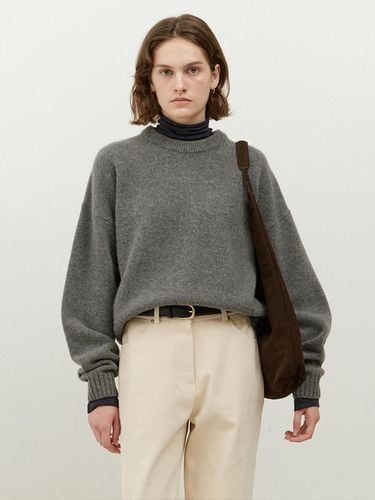 Cashmere Round Knit (Grey) - THE RYE - Modalova